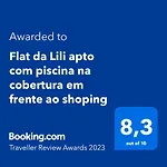Flat da Lili apto com piscina na cobertura em frente ao shoping